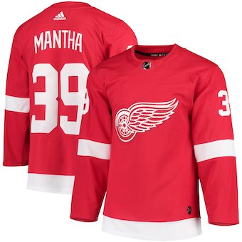 NHL Men adidas Detroit Red Wings 39 Anthony Mantha Red Jersey